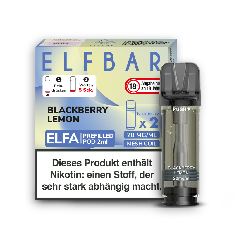 Elfbar Blackberry Lemon 2er Pod