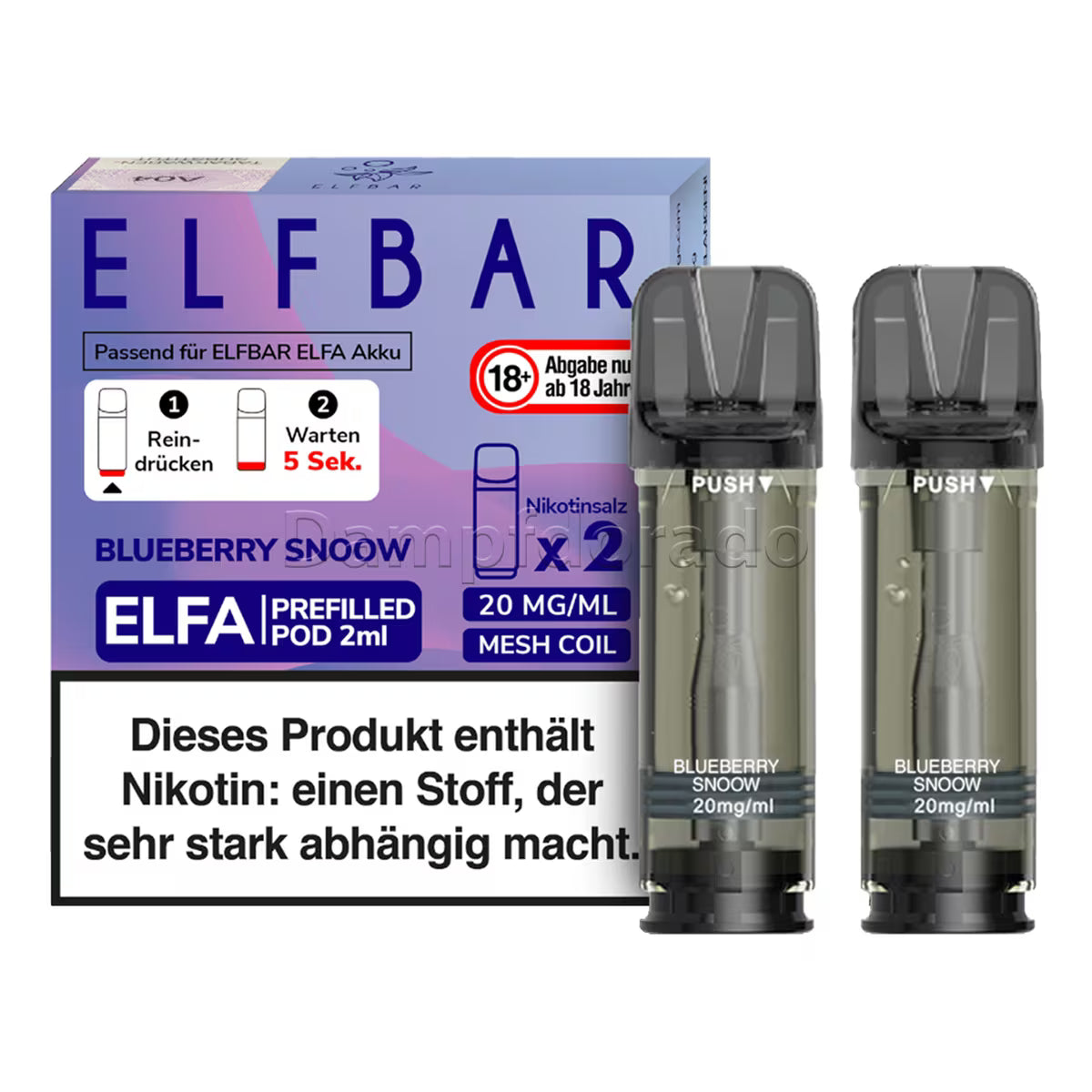 Elfbar 2er Pod Blueberry Snoow