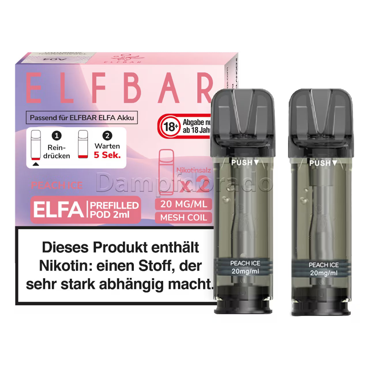 Elfbar 2er Pod Peach Ice