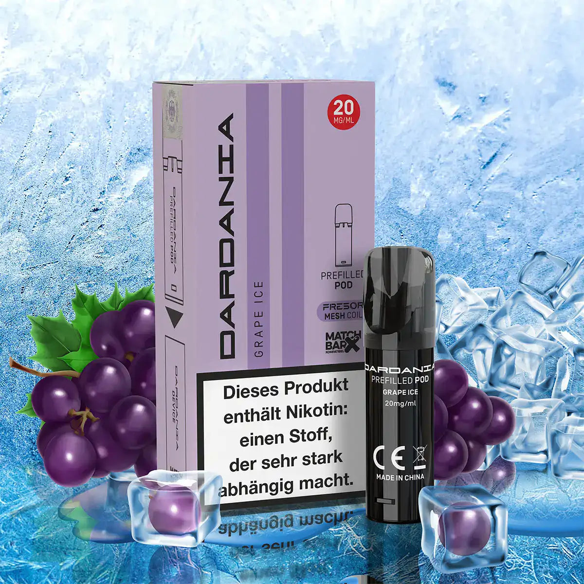 Dardania Pods Grape Ice