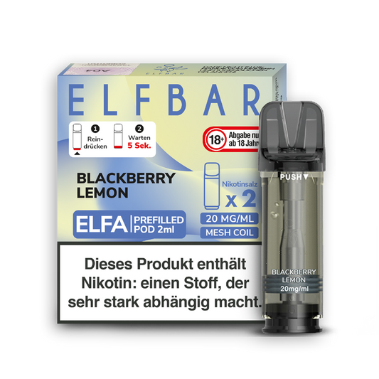 Elfbar Blackberry Lemon 2er Pod