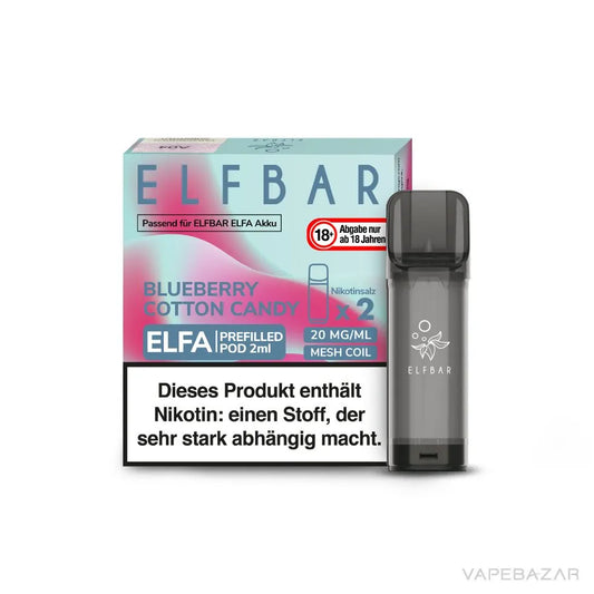 Elfbar 2er Pod Blueberry Cotton Candy
