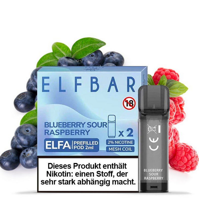 Elfbar 2er Pod Blueberry Sour Raspberry