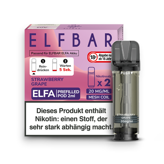 Elfbar 2er Pod Strawberry Grape